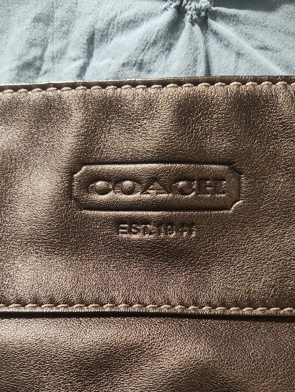 Coach Zoe Vintage Black Leather Hobo Bag with Silver Hardware Pristine Condition